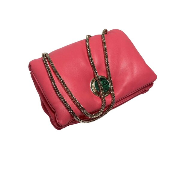 Giambattista Valli Padded Shoulder Bag in Pink Coral - Picture 5 of 10